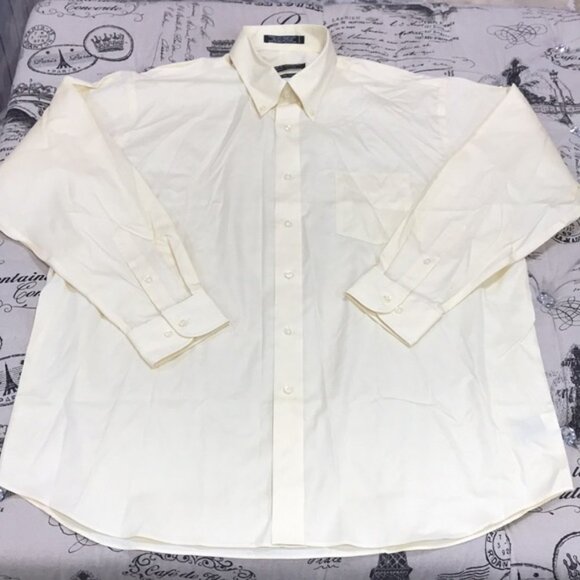 Forsyth of Canada Mens Dress Shirt Yellow - Picture 3 of 8